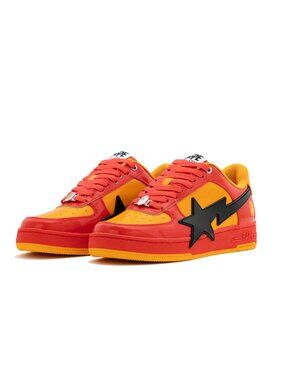 NEW A Bathing Ape BAPE STA OS #1 M2 Red Sneakers Size 7